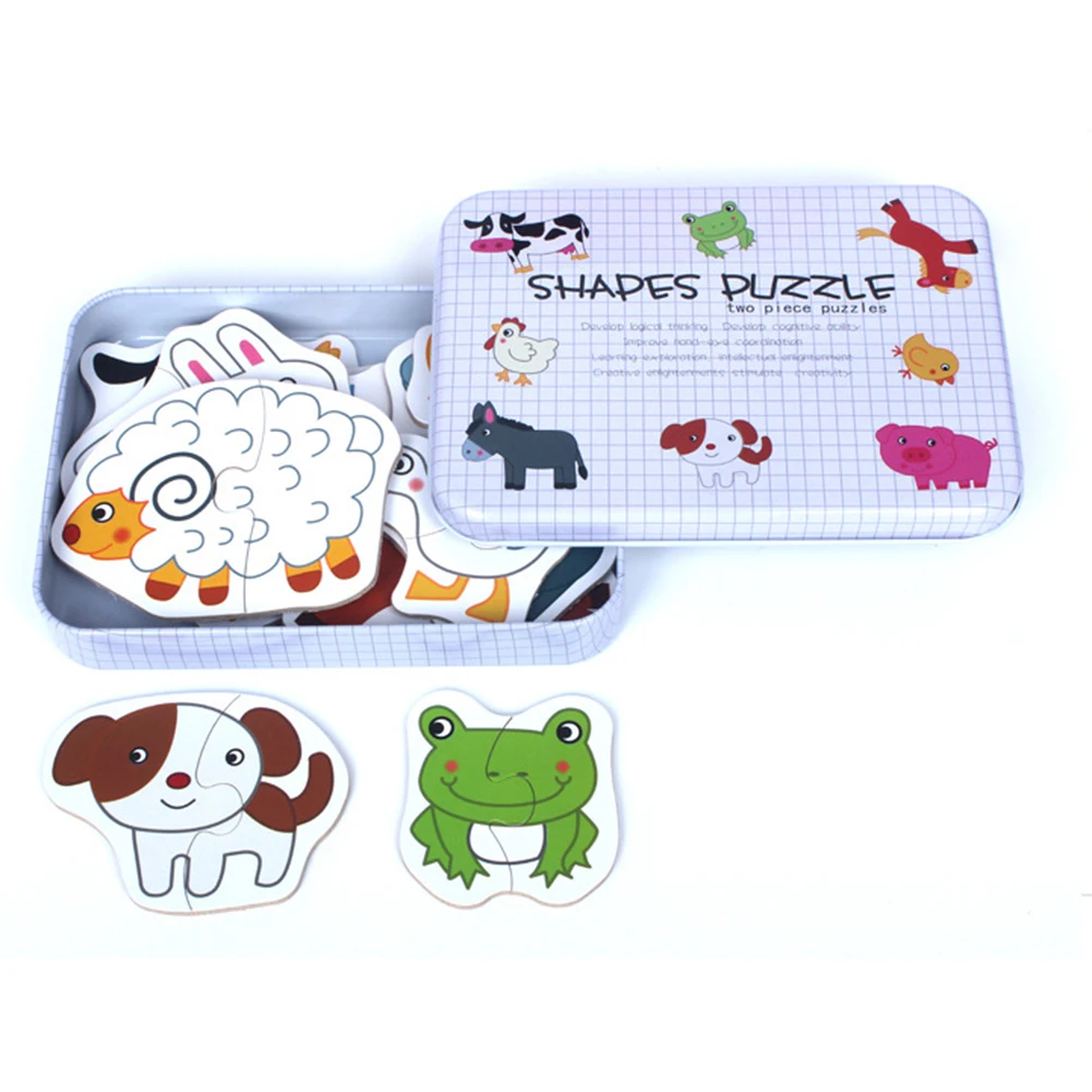 Baby Toys Iron Box Infant Early Head Start Training Puzzle Cognitive Card Vehicle/Fruit/Animal Set Pair Puzzle Educational Gift
Baby Toys Iron Box Infant Early Head Start Training Puzzle Cognitive Card Vehicle/Fruit/Animal Set Pair Puzzle Educational Gift