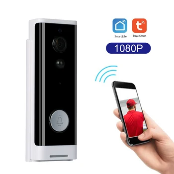 1080p Wireless Smart Door Bell Camera Intercom PIR Motion Compatible with Alexa Echo Show 2 & Google Home Hub Voice Control
1080p Wireless Smart Door Bell Camera Intercom PIR Motion Compatible with Alexa Echo Show 2 & Google Home Hub Voice Control