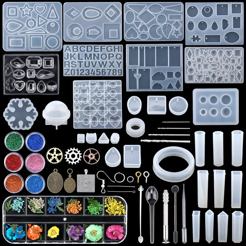 Style Jewelry Epoxy Casting Molds Tools Set Silicone UV Casting Tools Mixed Clay Resin for Jewelry Making DIY JT-001 350g 0cm
Style Jewelry Epoxy Casting Molds Tools Set Silicone UV Casting Tools Mixed Clay Resin for Jewelry Making DIY JT-001 350g 0cm