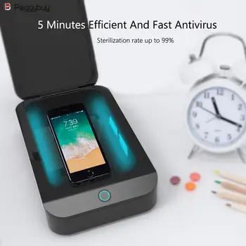 X2 UV Phone Sterilizer Box Jewelry Phone Toothbrush Watch Cleaner Personal Sanitizer Disinfector
X2 UV Phone Sterilizer Box Jewelry Phone Toothbrush Watch Cleaner Personal Sanitizer Disinfector