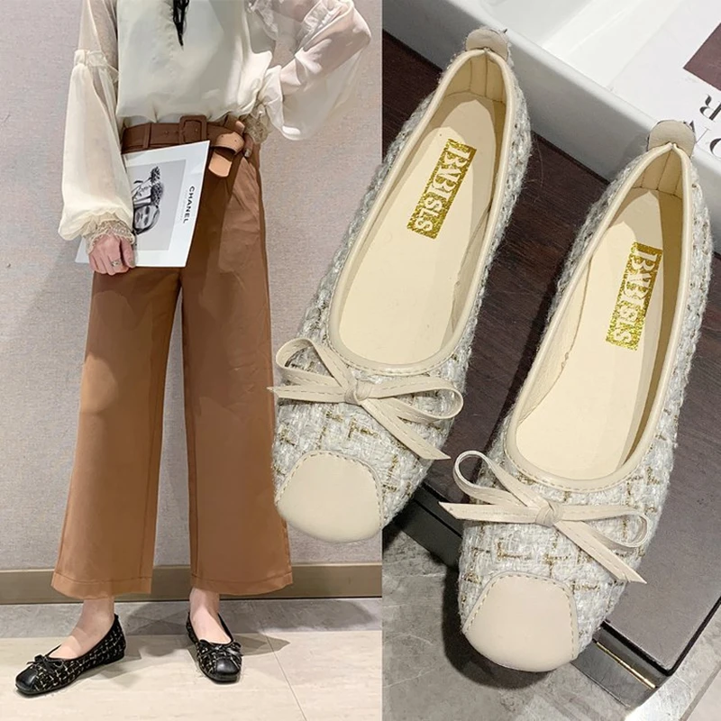 Women's Flat Shoes 2022 New Ballerinas For Woman Shoes Breathable Bow Knit Bottom Round Toe Women's Shoes Shallow Nurse Sneakers
Women's Flat Shoes 2022 New Ballerinas For Woman Shoes Breathable Bow Knit Bottom Round Toe Women's Shoes Shallow Nurse Sneakers