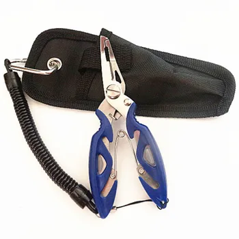 Fishing Pliers fish line Cutter Scissors Mini fish hook remover Multifunction tools New Black Blue Beak jaw
Fishing Pliers fish line Cutter Scissors Mini fish hook remover Multifunction tools New Black Blue Beak jaw