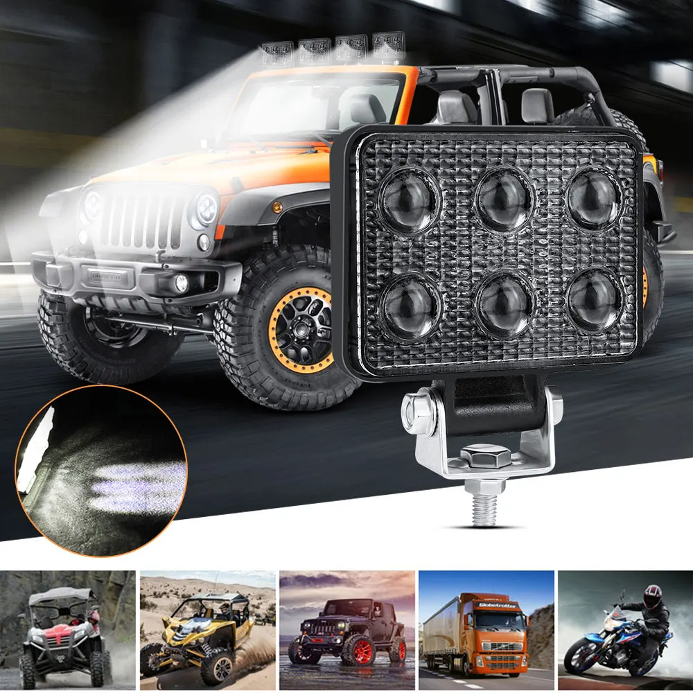 Car 3Inch 18W 12V 24V 6000K Waterproof Round LED Work Lights Portable Spotlights Motorcycle 4X4 Offroad Truck Auto Driving Boat
Car 3Inch 18W 12V 24V 6000K Waterproof Round LED Work Lights Portable Spotlights Motorcycle 4X4 Offroad Truck Auto Driving Boat