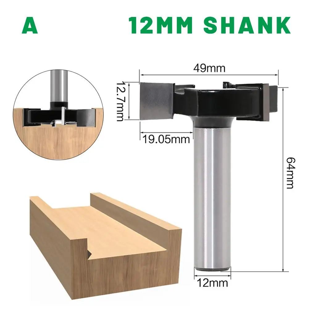 CNC Router Bit 1/2" Shank 12mm Shank Woodworking Cutter Tenon Cutter Flattening Router Bit For Wood Woodworking Cutter Tools
CNC Router Bit 1/2" Shank 12mm Shank Woodworking Cutter Tenon Cutter Flattening Router Bit For Wood Woodworking Cutter Tools