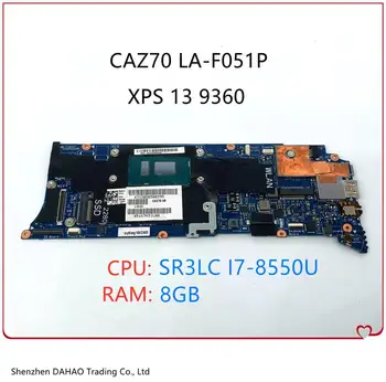 For Dell XPS 13 9360 PC Notebook motherboard CN-0K2TKF 0K2TKF CAZ70 LA-F051P with SR3LC I7-8550U 8GM RAM 100% Fully Tested
For Dell XPS 13 9360 PC Notebook motherboard CN-0K2TKF 0K2TKF CAZ70 LA-F051P with SR3LC I7-8550U 8GM RAM 100% Fully Tested
