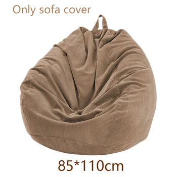 Storage Bean Bag Cover Home Decor Lazy Sofa Chairs Lounger Soft Corduroy Adults Kids Couch Stuffed Nordic Style Without Filler 
Storage Bean Bag Cover Home Decor Lazy Sofa Chairs Lounger Soft Corduroy Adults Kids Couch Stuffed Nordic Style Without Filler
