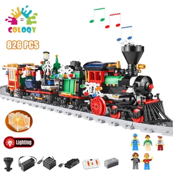 Technic Blocks Electric Steam Train Model Building Bricks Rotatable Music Box Lighting Moudle Toys For Kids Christmas Gifts
Technic Blocks Electric Steam Train Model Building Bricks Rotatable Music Box Lighting Moudle Toys For Kids Christmas Gifts