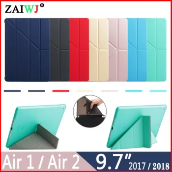 Case For iPad 9.7 inch 2017 2018 Air 2 1 deformation PU leather Cover for iPad 5th 6th generation TPU Smart Sleep Wake Shell
Case For iPad 9.7 inch 2017 2018 Air 2 1 deformation PU leather Cover for iPad 5th 6th generation TPU Smart Sleep Wake Shell