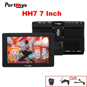 PortKeys HH7 Monitor 7 Inch 4K HDM 1200nit Daylight 3D LUT on Camera Filed Monitor with Histogram monitor for DSLR camera