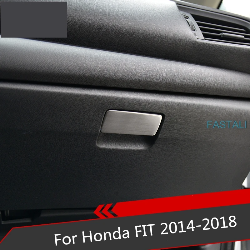 Для Honda FIT JAZZ 2014 19 центральное управление перчаточный ящик ручка украшение из