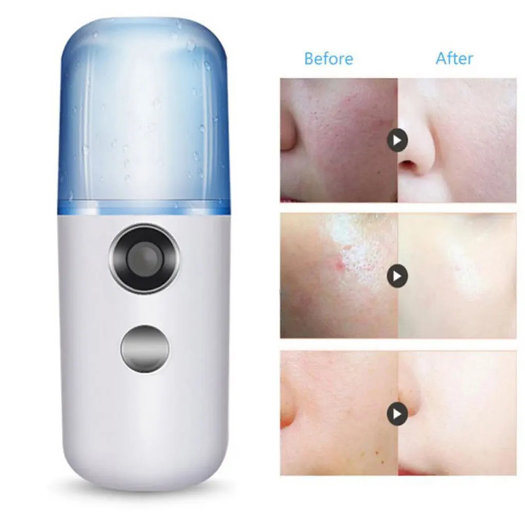 USB Humidifier Rechargeable Nano Mist Sprayer Facial Nebulizer Steamer Moisturizing Beauty Instruments Face Skin Care Tools
USB Humidifier Rechargeable Nano Mist Sprayer Facial Nebulizer Steamer Moisturizing Beauty Instruments Face Skin Care Tools