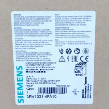 ** 1PC NEW SIEMENS 3RV1031-4FA10 28-40A free shipping
** 1PC NEW SIEMENS 3RV1031-4FA10 28-40A free shipping