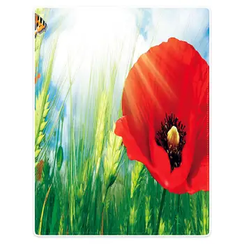 Hommomh 60 "X80" blanket polyester comfortable soft warm portable sofa blanket green grass red tulip
Hommomh 60 "X80" blanket polyester comfortable soft warm portable sofa blanket green grass red tulip