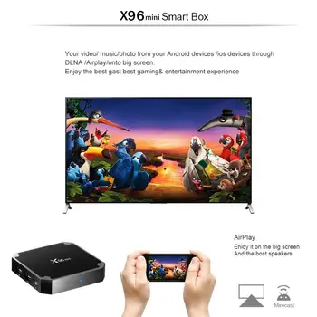 X96 Mini Media Player S905W Quad Core Android 7.1 TV Box 2GB 16GB WiFi 4K Plastic Multilingual Synchronized Decoding Player
X96 Mini Media Player S905W Quad Core Android 7.1 TV Box 2GB 16GB WiFi 4K Plastic Multilingual Synchronized Decoding Player