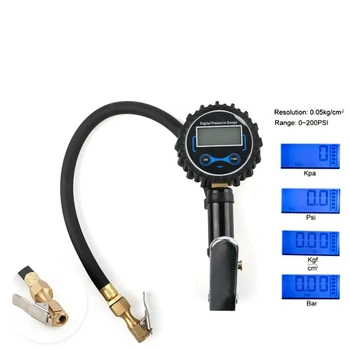 Car Digital LCD Display Tire Pressure Gauge Meter Manometer Air Inflator Tool For Air Compressor For Charging Car Truck SUV
Car Digital LCD Display Tire Pressure Gauge Meter Manometer Air Inflator Tool For Air Compressor For Charging Car Truck SUV
