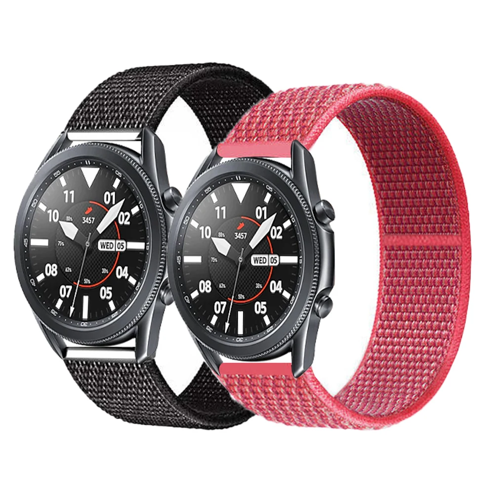 20/22mm strap For Samsung galaxy watch active 2 Gear s3 Frontier 46mm 44mm Nylon loop watch band huawei watch gt 2/2e/fit strap
20/22mm strap For Samsung galaxy watch active 2 Gear s3 Frontier 46mm 44mm Nylon loop watch band huawei watch gt 2/2e/fit strap