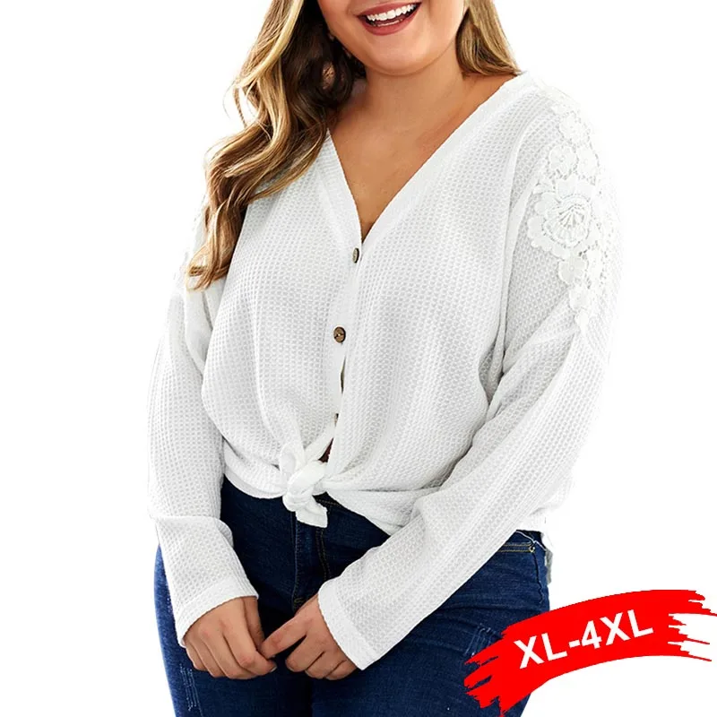 Plus Size Buttons Up Flower Embroidery White Army Green Cardigan 4Xl Autumn Stylish Casual Loose Long Sleeve Sweater Tops
Plus Size Buttons Up Flower Embroidery White Army Green Cardigan 4Xl Autumn Stylish Casual Loose Long Sleeve Sweater Tops