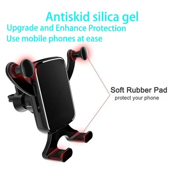 Car Phone Bracket Car Outlet Gravity Mount Holder Horizontal Vertical Screen Phone Stand NJ88 
Car Phone Bracket Car Outlet Gravity Mount Holder Horizontal Vertical Screen Phone Stand NJ88
