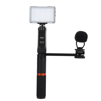 ViewFlex VF-H6 Handle Stabilizer Set with Bluetooth Remote Control LED Fill Light Condenser Microphone for Action Camera
ViewFlex VF-H6 Handle Stabilizer Set with Bluetooth Remote Control LED Fill Light Condenser Microphone for Action Camera