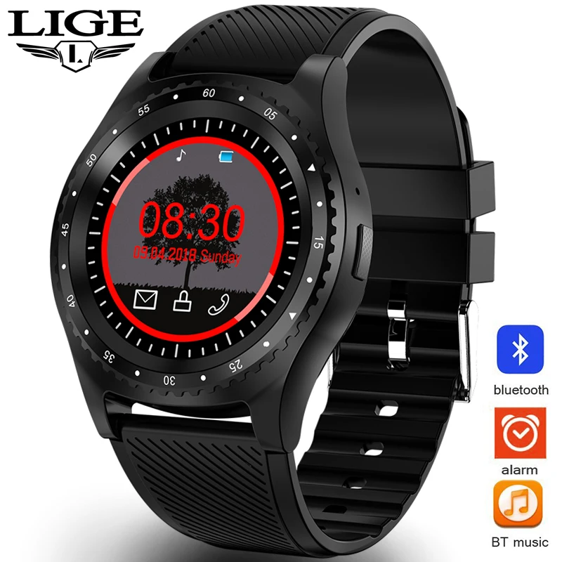 LIGE 2019 New Smart Watch Men Wristwatch Support Camera Bluetooth SIM TF Card Alarm clock Smartwatch Women reloj inteligente+Box
LIGE 2019 New Smart Watch Men Wristwatch Support Camera Bluetooth SIM TF Card Alarm clock Smartwatch Women reloj inteligente+Box