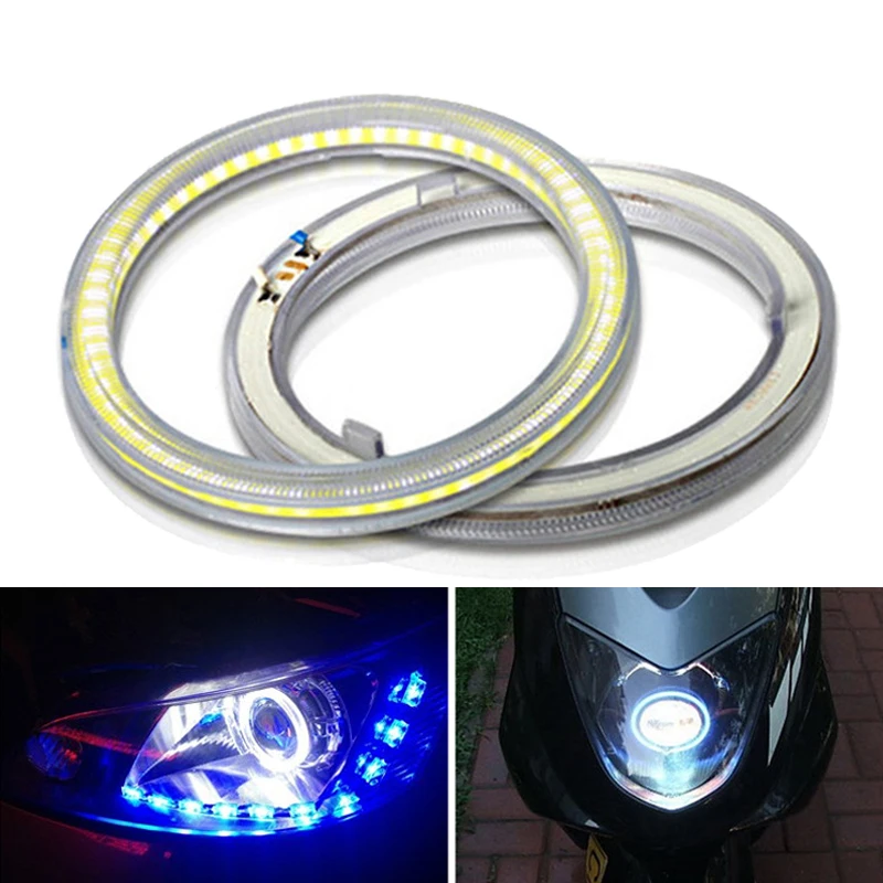 Car Angel Eyes LED COB Light Daytime Running HeadLight 60mm 70mm 80mm 90mm 100mm 110mm 120mm COB LED Styling Light for BMW Ford
Car Angel Eyes LED COB Light Daytime Running HeadLight 60mm 70mm 80mm 90mm 100mm 110mm 120mm COB LED Styling Light for BMW Ford