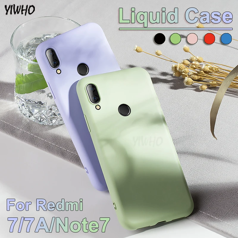 Liquid Case for Redmi 7A Note 7 Silicone Back Case For Xiaomi Mi 9T Pro 9 Se 8 Lite 6 Coque Red mi K20 Note7 Soft Cover Shell
Liquid Case for Redmi 7A Note 7 Silicone Back Case For Xiaomi Mi 9T Pro 9 Se 8 Lite 6 Coque Red mi K20 Note7 Soft Cover Shell