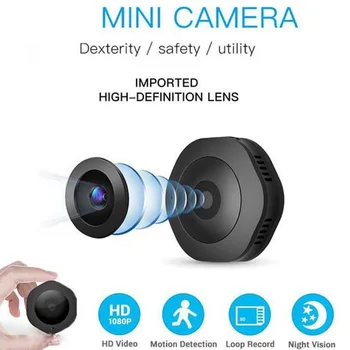 H6 1080P Full HD Infrared Monitoring Night Vision Mini Camera Magnetic Adsorption Home Motion Detection Security Taking Pictures
H6 1080P Full HD Infrared Monitoring Night Vision Mini Camera Magnetic Adsorption Home Motion Detection Security Taking Pictures