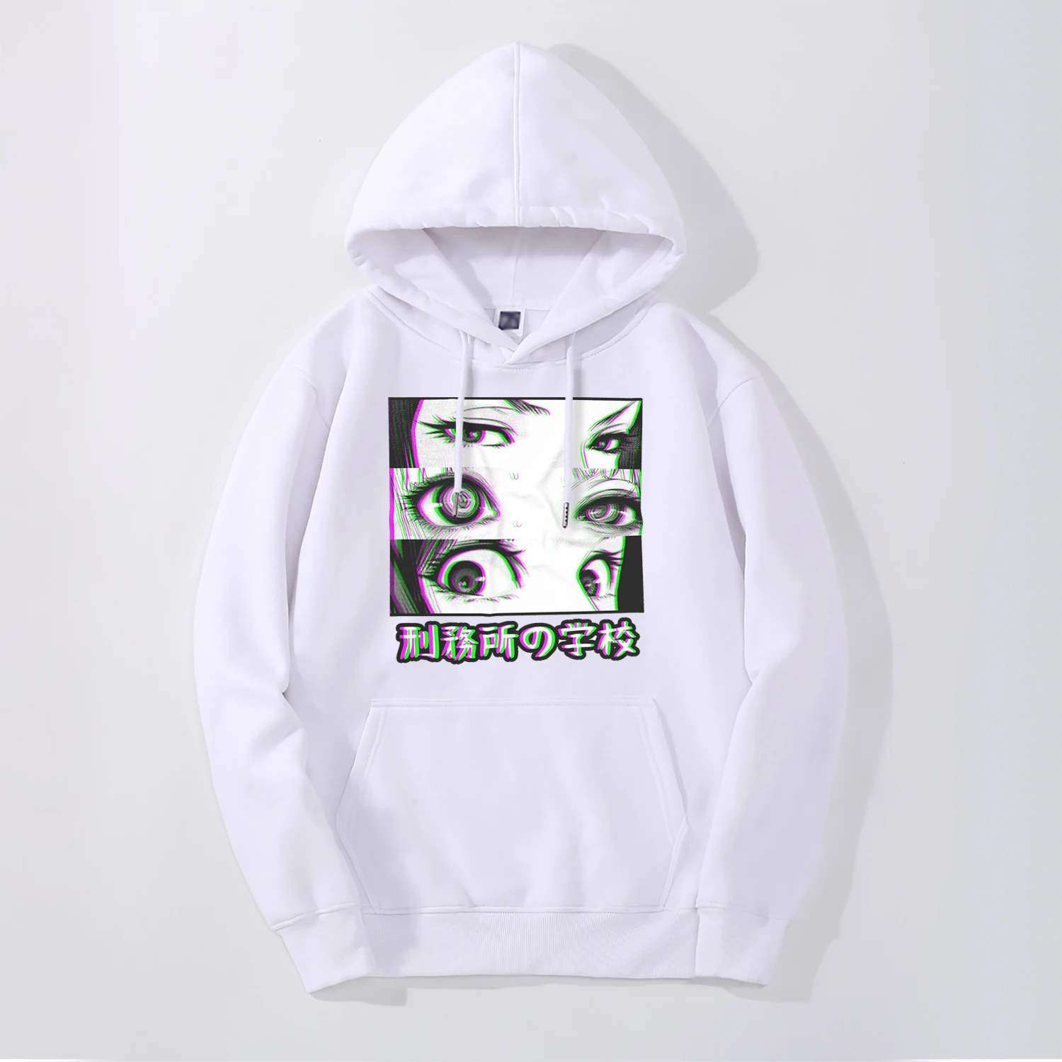 Prison School Anime Eyes Men's Fleece Hoodie Prison School Anime Eyes Men's Fleece Hoodie