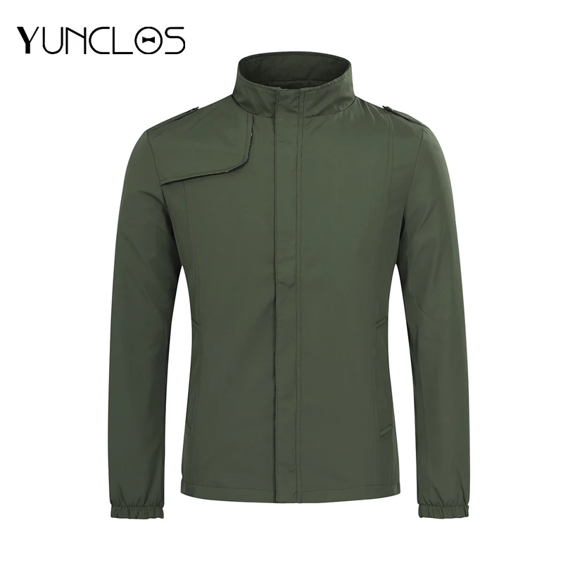 YUNCLOS Men's Solid Color Coat Stand Collar Jacket Thin Fashion Coat Casual jacket Masculino Size M-4XL
YUNCLOS Men's Solid Color Coat Stand Collar Jacket Thin Fashion Coat Casual jacket Masculino Size M-4XL