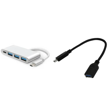 Data Cable OTG USB 3.1 Connector Type C Male USB & Type C to USB Adapter,3.1 USB C(Thunderbolt 3) to 3 Port USB3.0 Hub
Data Cable OTG USB 3.1 Connector Type C Male USB & Type C to USB Adapter,3.1 USB C(Thunderbolt 3) to 3 Port USB3.0 Hub