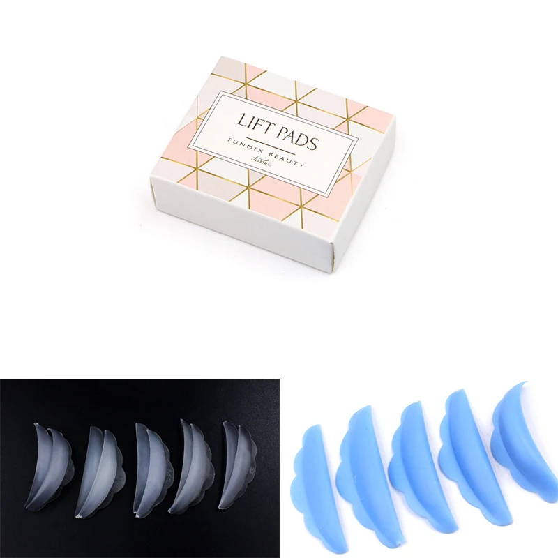 5Pair Silicone pads Eyelash Perm Pad Recycling Lashes Rods Shield Curler Tools Curl Shields | Красота и здоровье