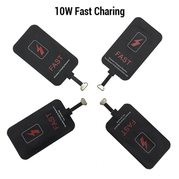 Fast Wireless Charger Receiver For iPhone 7 6 Plus 6s 5 Micro USB Type C Wireless Charging Adapter Connector For Samsung Xiaomi
Fast Wireless Charger Receiver For iPhone 7 6 Plus 6s 5 Micro USB Type C Wireless Charging Adapter Connector For Samsung Xiaomi