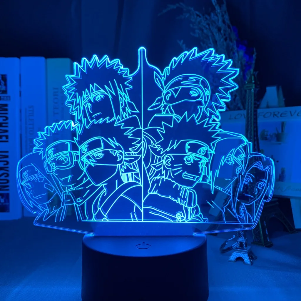 3d Night Light Naruto Team 7 Led Japanese Anime Obito Uchiha Kakashi Hatake Rin Nohara Sasuke Sakura Haruno Figure Table Lamp
3d Night Light Naruto Team 7 Led Japanese Anime Obito Uchiha Kakashi Hatake Rin Nohara Sasuke Sakura Haruno Figure Table Lamp