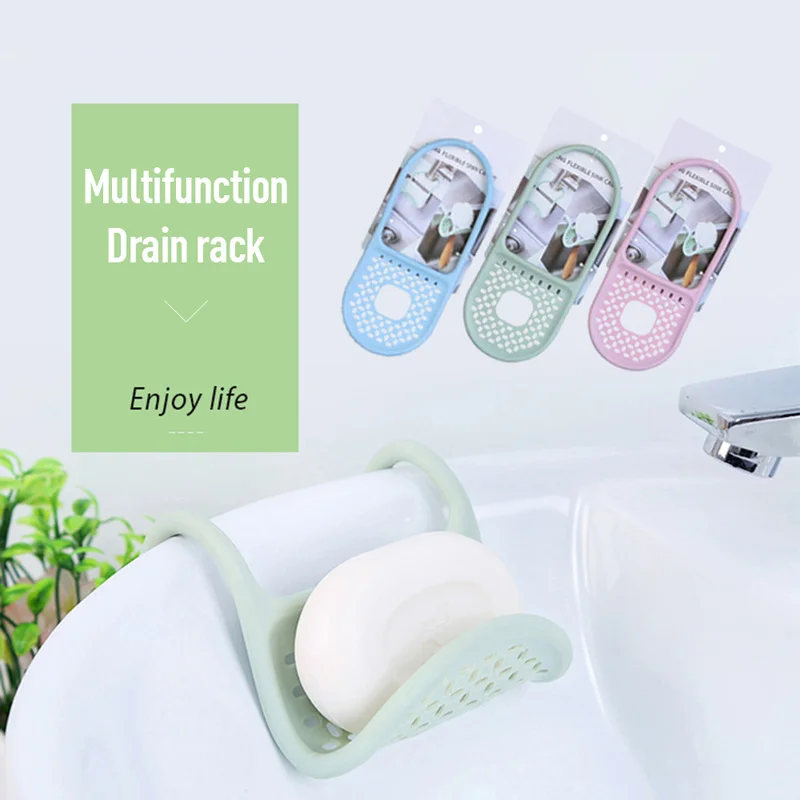 Foldable Bathroom Soap Plastic Containers with Drain Storage Holder Rack Kitchen Sink Sponge Hanging Rack Accessories Organizer
Foldable Bathroom Soap Plastic Containers with Drain Storage Holder Rack Kitchen Sink Sponge Hanging Rack Accessories Organizer