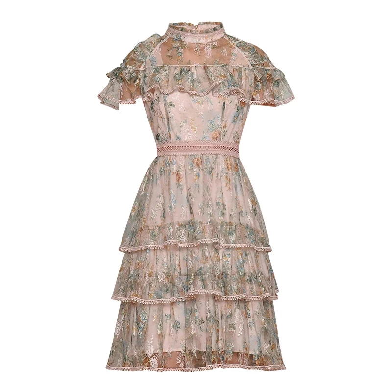VERDEJULIAY Runway Sweety Dress 2020 Summer New Fashion Cascading Ruffles Pleated Flowers Mesh Embroidery Mini Dress Women
VERDEJULIAY Runway Sweety Dress 2020 Summer New Fashion Cascading Ruffles Pleated Flowers Mesh Embroidery Mini Dress Women