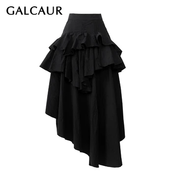 GALCAUR Elegant Women's Skirts High Waist Patchwork Ruffle Plus Size Loose Asymmetric Midi Skirts Female 2020 Spring New Fashion
GALCAUR Elegant Women's Skirts High Waist Patchwork Ruffle Plus Size Loose Asymmetric Midi Skirts Female 2020 Spring New Fashion