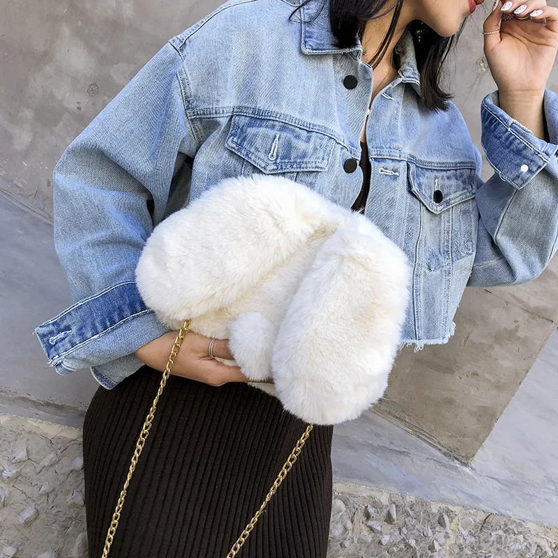 Bags2019 Autumn And Winter New Style Cartoon Cute Plush Bag Chain Strap Shoulder Bag 
Bags2019 Autumn And Winter New Style Cartoon Cute Plush Bag Chain Strap Shoulder Bag