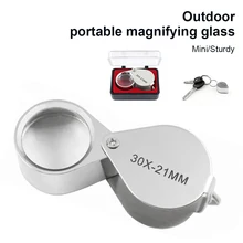 30X Jewelry Loupe Magnifier Portable Foldable Mini Magnifying Glass with Storage Box for Rocks Xmas Gifts for Kids Friends
30X Jewelry Loupe Magnifier Portable Foldable Mini Magnifying Glass with Storage Box for Rocks Xmas Gifts for Kids Friends