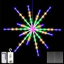 LED Christmas Hanging Starburst Light 8-Mode Fairy String Light Meteor Light with Remote Control for Xmas Indoor Party Decor
LED Christmas Hanging Starburst Light 8-Mode Fairy String Light Meteor Light with Remote Control for Xmas Indoor Party Decor