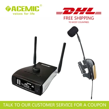 

ACEMIC PR-8/ST-1 Professional stage antenna diversity wireless saxophone trumpet microphone system