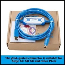 AMSAMOTION Gold-plated USB-XC USB To RS232 Adapter For Xinje PLC XC1 XC2 XC3 XC5 Programming Cable
AMSAMOTION Gold-plated USB-XC USB To RS232 Adapter For Xinje PLC XC1 XC2 XC3 XC5 Programming Cable