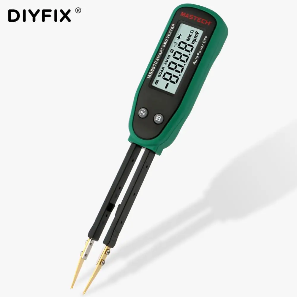 MS8910 Smart SMD Tester Digital Multimeter Capacitance Resistance Diode Meter 3000 Counts LCD Display Auto Scanning Auto Ranging
MS8910 Smart SMD Tester Digital Multimeter Capacitance Resistance Diode Meter 3000 Counts LCD Display Auto Scanning Auto Ranging