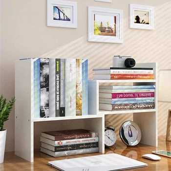 Desktop Bookshelf Adjustable Countertop Bookcase MDF White Student Office Storage Rack Study Desk Organizer Accessories
Desktop Bookshelf Adjustable Countertop Bookcase MDF White Student Office Storage Rack Study Desk Organizer Accessories