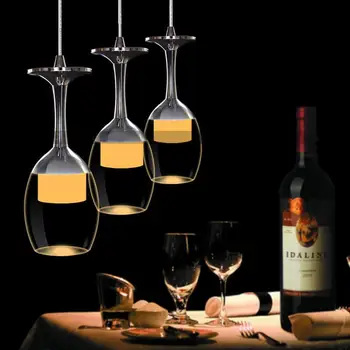LED Modern Minimalist Creative Wine Glass Ceiling Light Pendant Lamp Fixture Lighting Chandelier
LED Modern Minimalist Creative Wine Glass Ceiling Light Pendant Lamp Fixture Lighting Chandelier