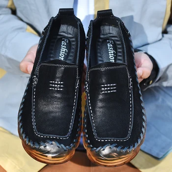 New Men Loafer Shoes Large Sizes Men Casual Original Shoes Handmade Mens Driving Shoes Black Brown Casual Men Leather Sneakers
New Men Loafer Shoes Large Sizes Men Casual Original Shoes Handmade Mens Driving Shoes Black Brown Casual Men Leather Sneakers