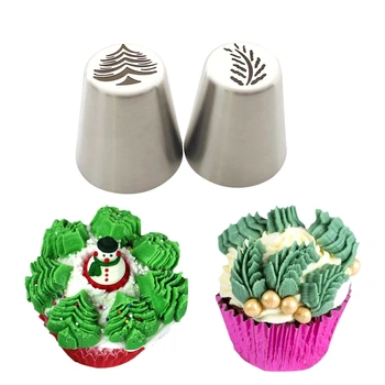 2020 2Pcs/set Russian Icing Piping Tips Christmas Tree Pastry Nozzles Cake Cupcake Cookie Decoration Pastry Baking cake Tools
2020 2Pcs/set Russian Icing Piping Tips Christmas Tree Pastry Nozzles Cake Cupcake Cookie Decoration Pastry Baking cake Tools