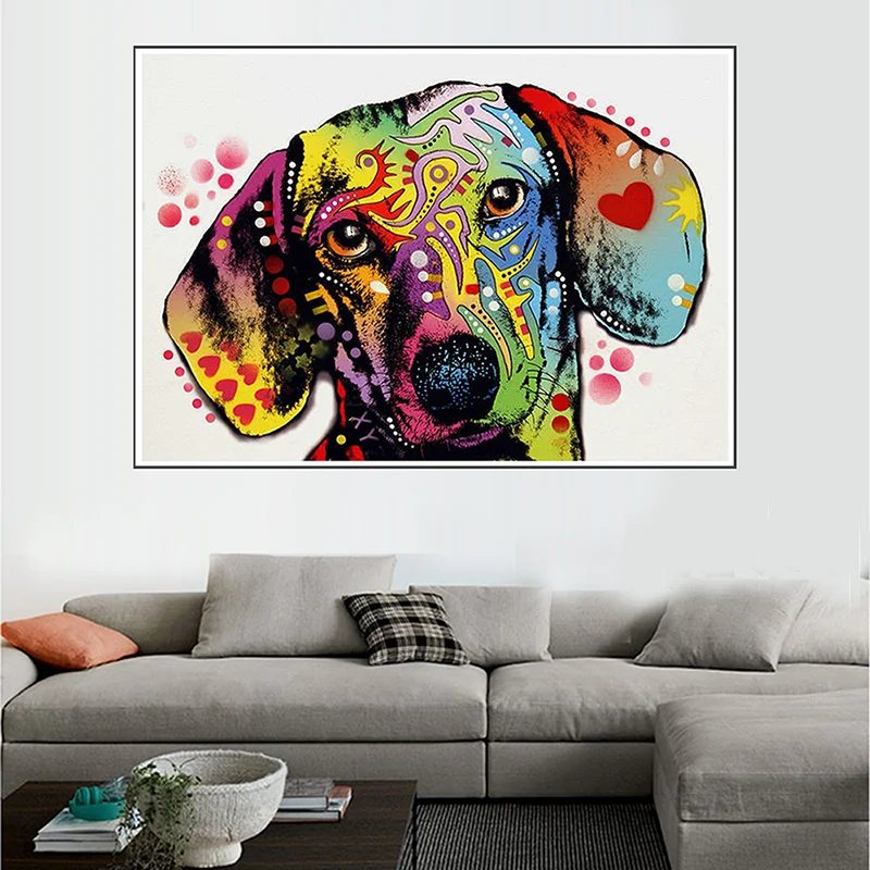 Large size Print Oil Painting Wall painting dachshund dog Home Decorative Wall Art Picture For Living Room paintng No Frame
Large size Print Oil Painting Wall painting dachshund dog Home Decorative Wall Art Picture For Living Room paintng No Frame