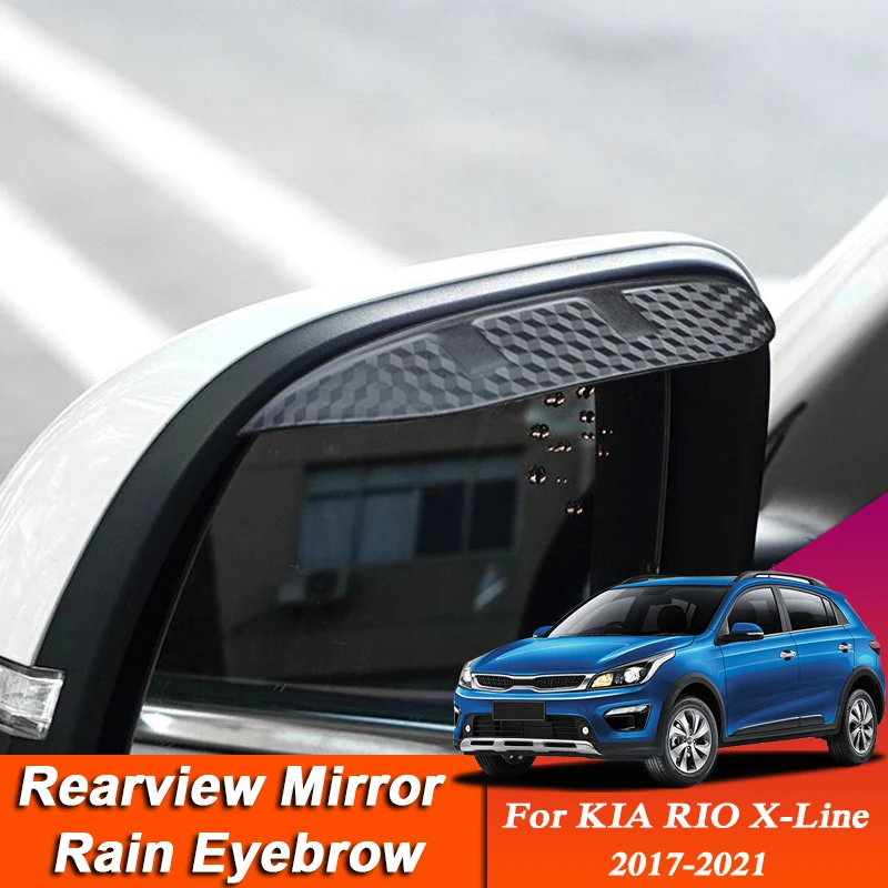2pcs Car-styling For KIA RIO X-LINE 2017-2021 Carbon Fiber Rearview Mirror Eyebrow Rain Shield Anti-rain Cover Auto Accessory
2pcs Car-styling For KIA RIO X-LINE 2017-2021 Carbon Fiber Rearview Mirror Eyebrow Rain Shield Anti-rain Cover Auto Accessory