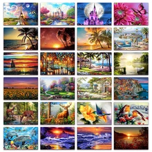 New DIY Diamond painting embroidery landscape flower Full Diamond mosaic Castle sunset animal beach cross stitch Home decor E009
New DIY Diamond painting embroidery landscape flower Full Diamond mosaic Castle sunset animal beach cross stitch Home decor E009