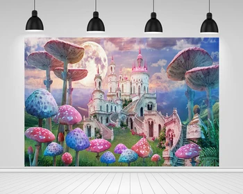 Scopiso Photography Backdrop Alice In Wonderland Watercolor Castle Mushroom Birthday Party Children Photo Background Studio Prop
Scopiso Photography Backdrop Alice In Wonderland Watercolor Castle Mushroom Birthday Party Children Photo Background Studio Prop